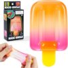 FRCBJNK Ice Cream Squishy Toy, Slow-Rising Popsicle Squeeze Fidget Toy, Sensory Stress Relief Squishies for Kids & Adults, Summer Party Favors & Birthday Gifts