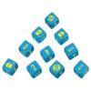 Free League Invincible - Superhero Roleplaying Dice Set, 10 Engraved Dice for the Superhero RPG