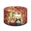Freewander Fall Cats Maple Slow Cooker Dust Cover Kitchen Accessories Washable Kitchen Appliance Covers with Handle and Pocket Oval Slow Cooker Cover Easy to Clean Home Decor