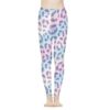 Freewander Glitter Leopard Print Women's High Rise Workout Pants