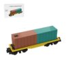 Freight Train Car Building Set with 2 Motors, 203 Pieces Power Carriage