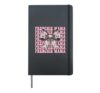 Frenchie Mama French Bulldog Mom Dog Mother's Day Coquette Hardcover Journal, Black