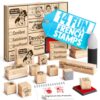 French Teacher Stamps for Classroom Grading – French Grading Stamp Set with Ink Pads – Feedback Stamps for Teachers – School Supplies for Elementary & ESL