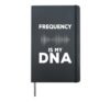 Frequency Is My DNA Sound Technician Sound Engineer Hardcover Journal, Black
