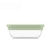 Fresh Stack Glass 4.7cup Food Storage Container, Made for Family Meals and Easy Serving