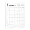 Fridge Calendar | 2027 Office School Paper Planner Daily Log | 18 Months