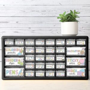 Frienda 84 Pcs 4 Sheet Classroom Toolbox Labels for Teacher,Composition