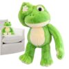 Frog Stuffed Animal - Soft Plush Coating, Cute Magnetics