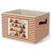FSTCSV Fall Halloween Bookish Ghost Storage Bin, Ghost Collapsible Storage