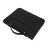 FTVOGUE PU Leather Portfolio with 10 File Bags and Notebook