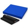 FULLMU Balance Pad & Foot Stretcher Bundle, High-Density Foam Stability Trainer and EVA Calf Stretching Block for Home, Gym and Travel