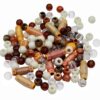 Fundiyoug Plastics Acrylic Large Hole Beads Mix Color Crafts Large Hole Hair Beads, Pony Beads for Hair Braids