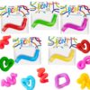 Funeta 30 Pack Fidget Pop Tubes, Valentine’s Day Cards for School, Valentines for Kids Class, Toddler V Day Gifts for Kids Classroom Exchange