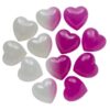Fun Express 2 1/4" Mini UV Light Color-Changing Heart Stress Toys - 12 Pc.