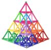 Funifinds 165PCS Magnetic Building Blocks Toys, 2.3" Magnet Sticks and Non-Magnetic Balls Set Magnet Game for Kids and Adult, 3D STEM Building Toys with Storage Bag