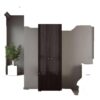 FunMay Home 3 Door Closet System with Five Interior Shelves for Clothes and Shoes Organizer, Bedroom Freestanding Storage, Utility Room or Laundry Room Furniture