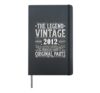 Funny 2012 TShirt Boys Limited Edition BDay 2012 Birthday Hardcover Journal, Black