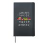 Funny Alphabet Elemeno Kindergarten School Teacher Gift Hardcover Journal, Black