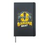 Funny Banana Beat DJ Tee Nightlife Fashion Boys Girls Music Hardcover Journal, Black