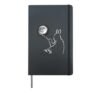 Funny Bigfoot Graphic Easter Bunny Meme Sasquatch Sleeping Hardcover Journal, Black
