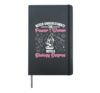 Funny Biology Art For Women Girls Biologist Biology Teacher Hardcover Journal, Black