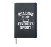 Funny Book Lover Reading for Teachers Students Librarians Hardcover Journal, Black