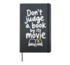 Funny Book Lover Reading Hardcover Journal, Black