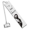 Funny Bookmarks for Women Men Metal Bookmark Gifts for Readers