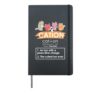 Funny Cat Animal Word Game Cation Science Chemistry Joke Hardcover Journal, Black