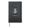 Funny Cat with Camera Hardcover Journal, Black