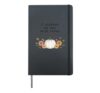 Funny Christian Fall Pumpkin Floral Jesus Quote Hardcover Journal, Black