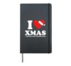 Funny Christmas I Love Xmas Until My Credit Card Bill Comes Hardcover Journal, Black