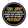 Funny Classroom Decor Sign, High Middle School Classroom Decor English Math Science Class Decoration, Gift for High Middle School English Math Science Teacher, You Show up And Try Your Best