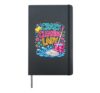 Funny Crazy Cleaning Lady Hardcover Journal, Black