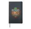 Funny Dog Lover Save The Earth Only Planet That Has Dogs Hardcover Journal, Black