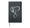 Funny Donkey Lover Cute Donkey Farm Animal Women Men Hardcover Journal, Black