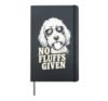 Funny Doodle Owner Labradoodle Hardcover Journal, Black