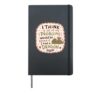 Funny Dragon Reader Quote Fantasy Book Lover Hardcover Journal, Black