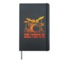Funny Drumming Art For Men Women Drumline Drum Set Drummer Hardcover Journal, Black