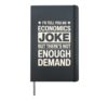 Funny Economics Teacher Art For Men Women Economics Teacher Hardcover Journal, Black