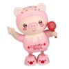 Funny Electric Dance Piggy Bank Toy with Sound Effects and Bright LED Lights for Sensory Stimulation for Toddlers, Fun Gift Party Dance Piggy Bank Toy
