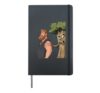 Funny Environment Tree Carving Man Funny Nature Hardcover Journal, Black