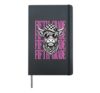 Funny Fifth Grade Teacher Cute Cow Back to School Student Hardcover Journal, Black