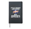 Funny First Name Is Avery Tough Job Being Avery Hardcover Journal, Black