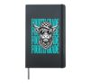 Funny Fourth Grade Teacher Cute Cow Back to School Student Hardcover Journal, Black