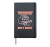 Funny Frog Undiagnosed Mental Health Autism ADHD Hardcover Journal, Black