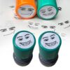 Funny Game Characters Photo-Sensitive Stamp Set 2 PCS，Green*2