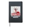 Funny Great Pyrenees Dog Breed Valentine's Day Puppy Love Hardcover Journal, Black
