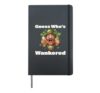 Funny Guess Who’s Wankered St. Patrick’s Day Party Shirt Hardcover Journal, Black