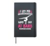 Funny Gymnastics Nana Of A Gymnast Nana Grandma Hardcover Journal, Black